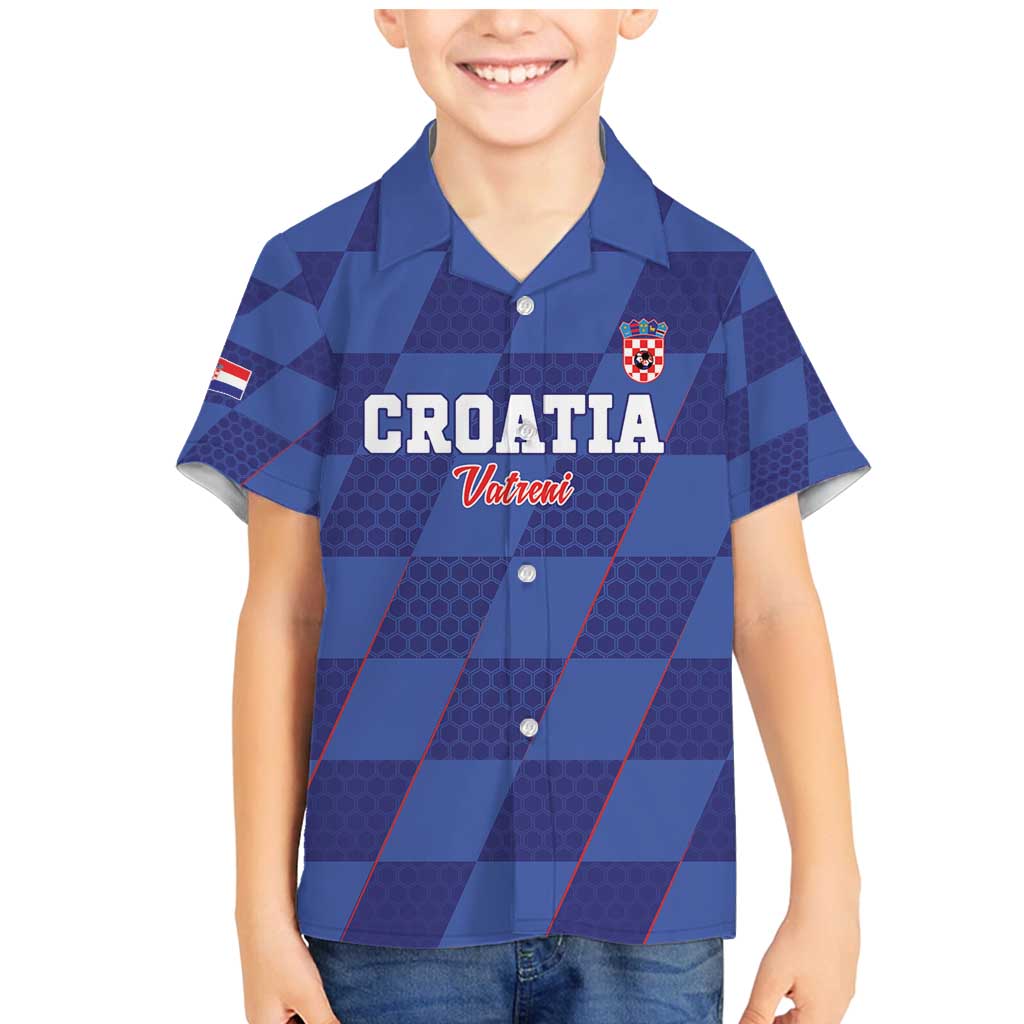 Custom Croatia Football Family Matching Mermaid Dress and Hawaiian Shirt Come On Vatreni - Wonder Print Shop