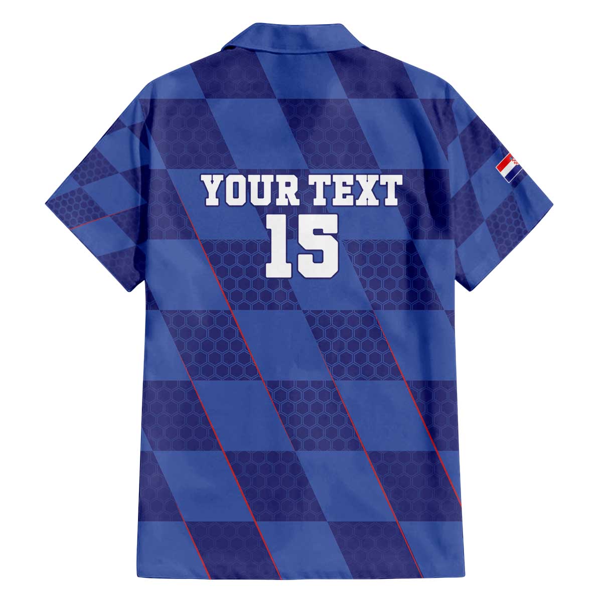 Custom Croatia Football Family Matching Off The Shoulder Long Sleeve Dress and Hawaiian Shirt Come On Vatreni - Wonder Print Shop