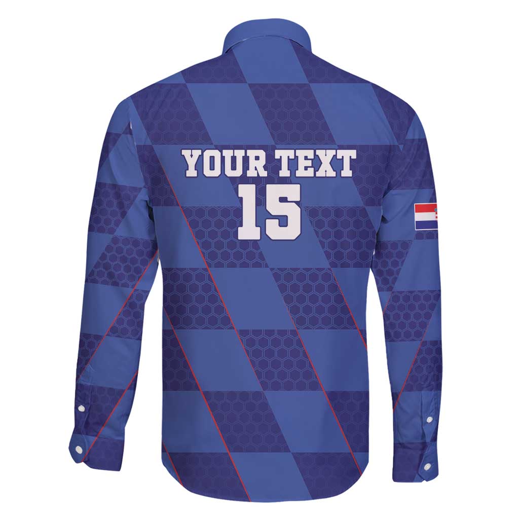 Custom Croatia Football Family Matching Off Shoulder Short Dress and Hawaiian Shirt Come On Vatreni - Wonder Print Shop