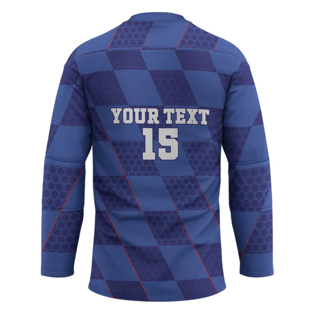 Custom Croatia Football Hockey Jersey Come On Vatreni - Wonder Print Shop