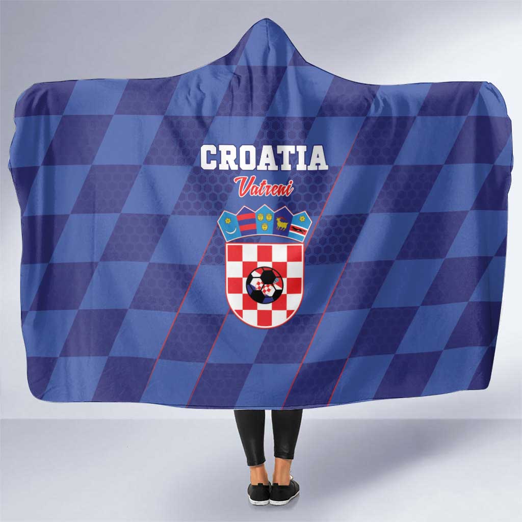 Croatia Football Hooded Blanket Come On Vatreni - Wonder Print Shop