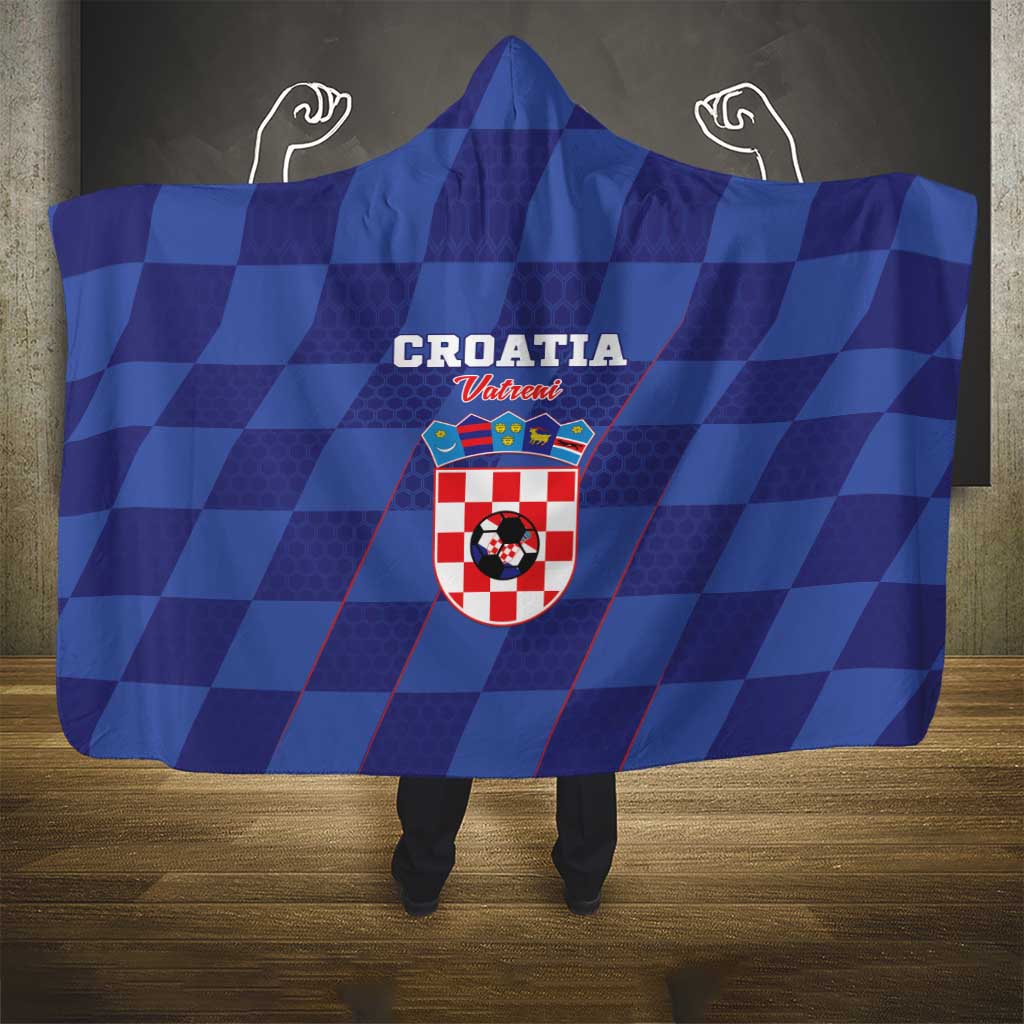 Croatia Football Hooded Blanket Come On Vatreni - Wonder Print Shop