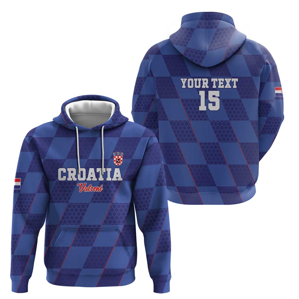 Custom Croatia Football Hoodie Come On Vatreni - Wonder Print Shop