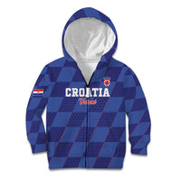 Custom Croatia Football Kid Hoodie Come On Vatreni - Wonder Print Shop