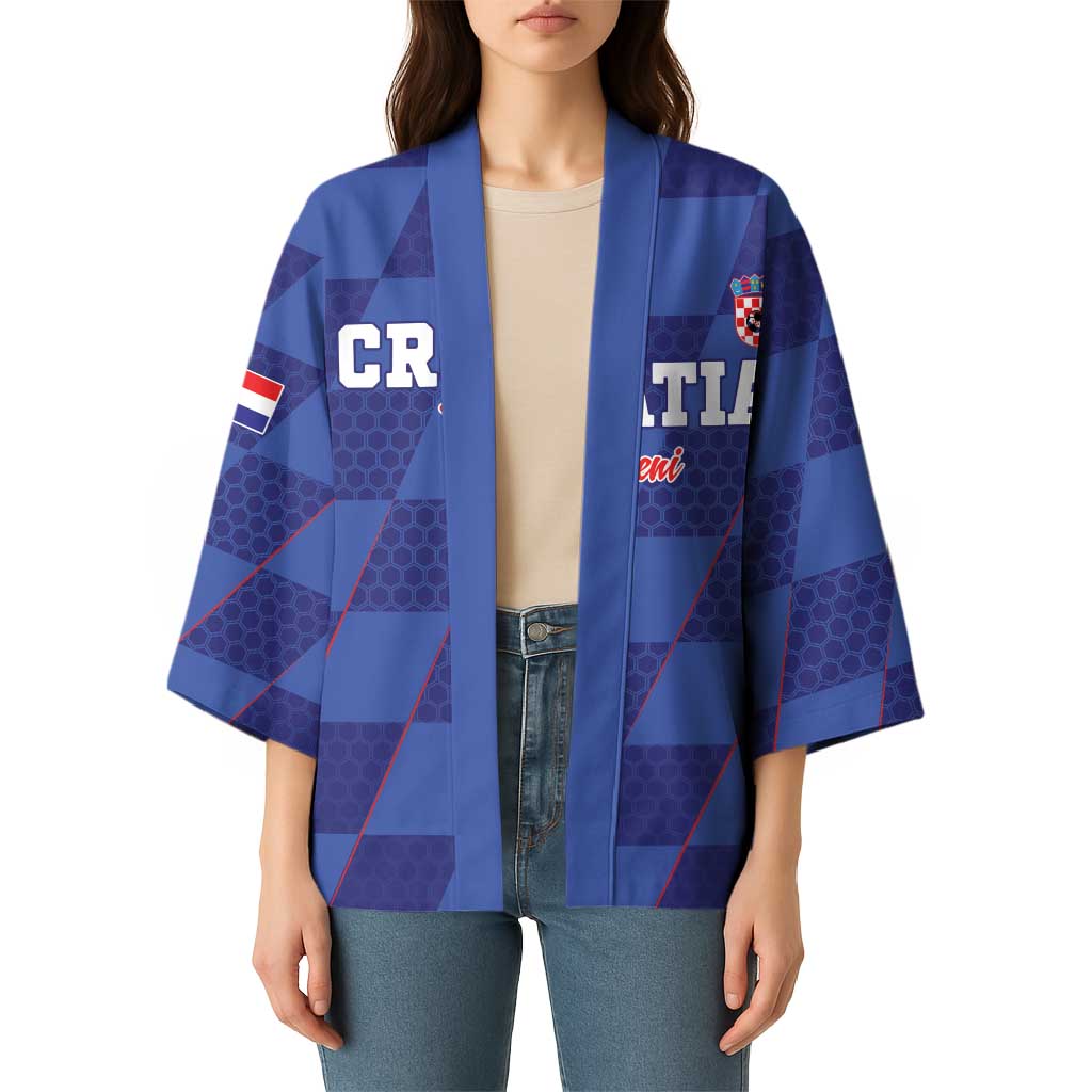 Custom Croatia Football Kimono Come On Vatreni - Wonder Print Shop
