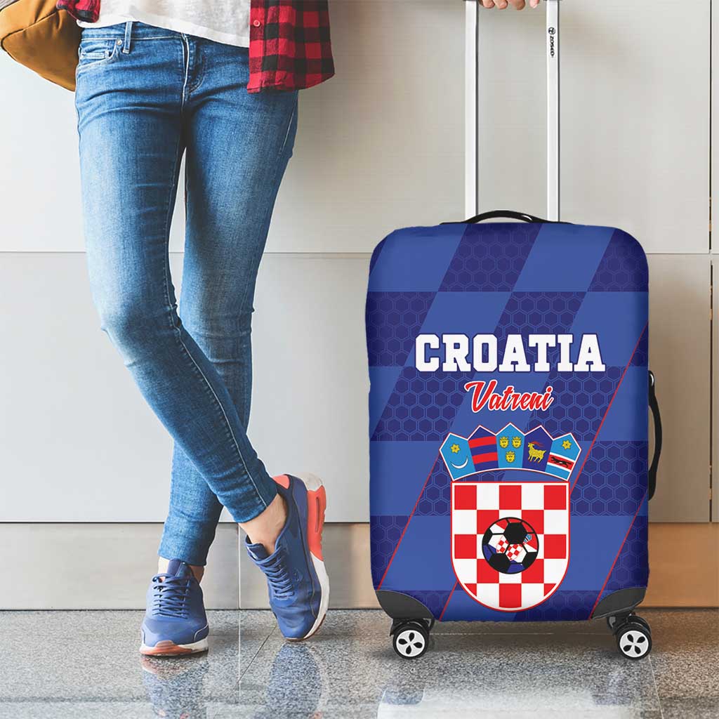 Croatia Football Luggage Cover Come On Vatreni - Wonder Print Shop