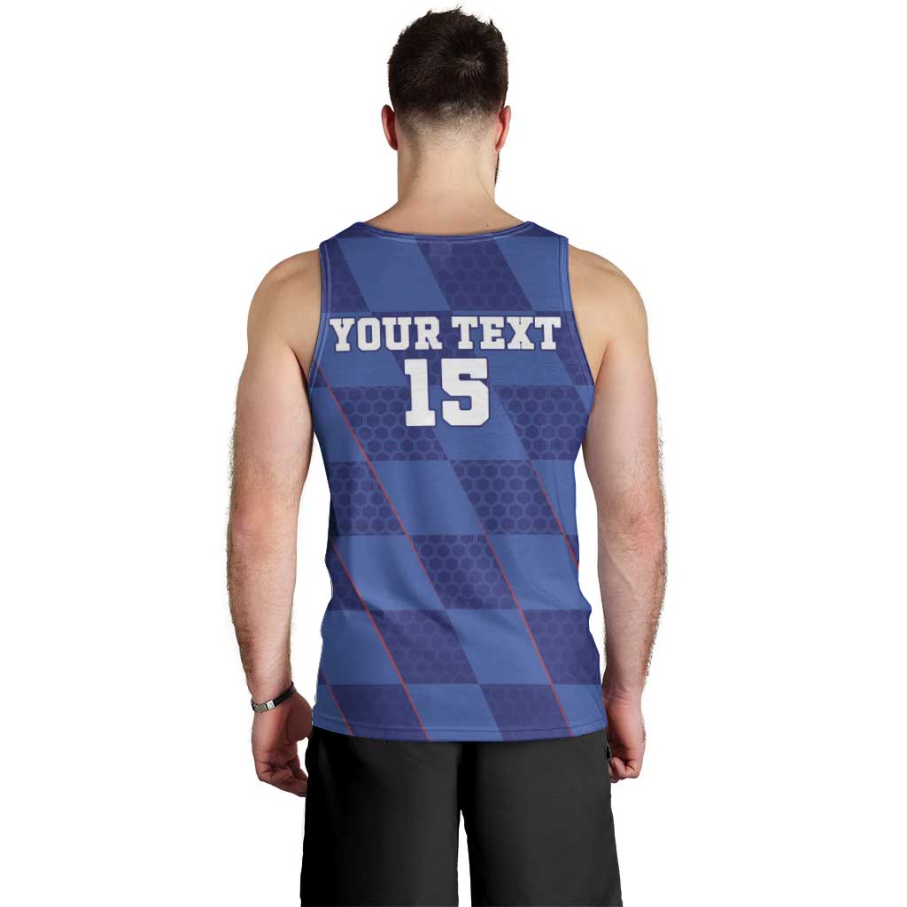Custom Croatia Football Men Tank Top Come On Vatreni - Wonder Print Shop