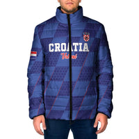 Custom Croatia Football Padded Jacket Come On Vatreni - Wonder Print Shop