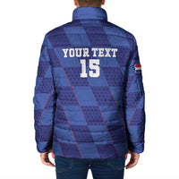 Custom Croatia Football Padded Jacket Come On Vatreni - Wonder Print Shop