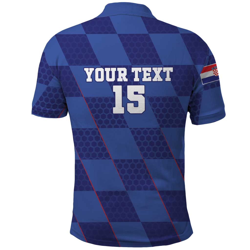 Custom Croatia Football Polo Shirt Come On Vatreni - Wonder Print Shop