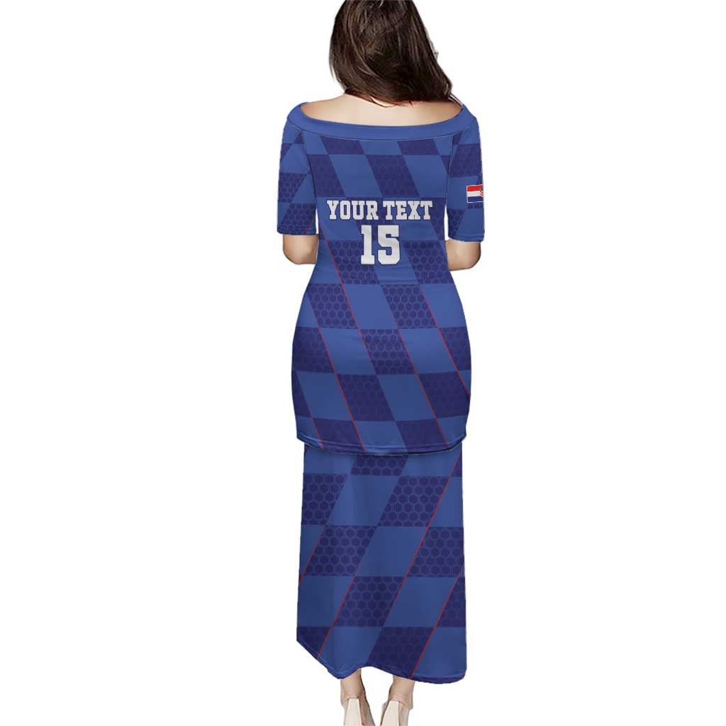 Custom Croatia Football Puletasi Come On Vatreni - Wonder Print Shop