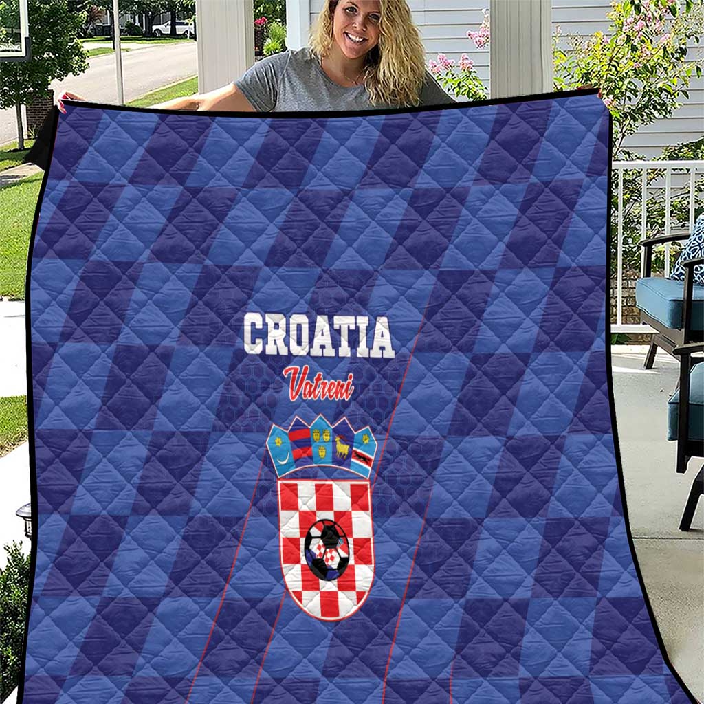 Croatia Football Quilt Come On Vatreni - Wonder Print Shop