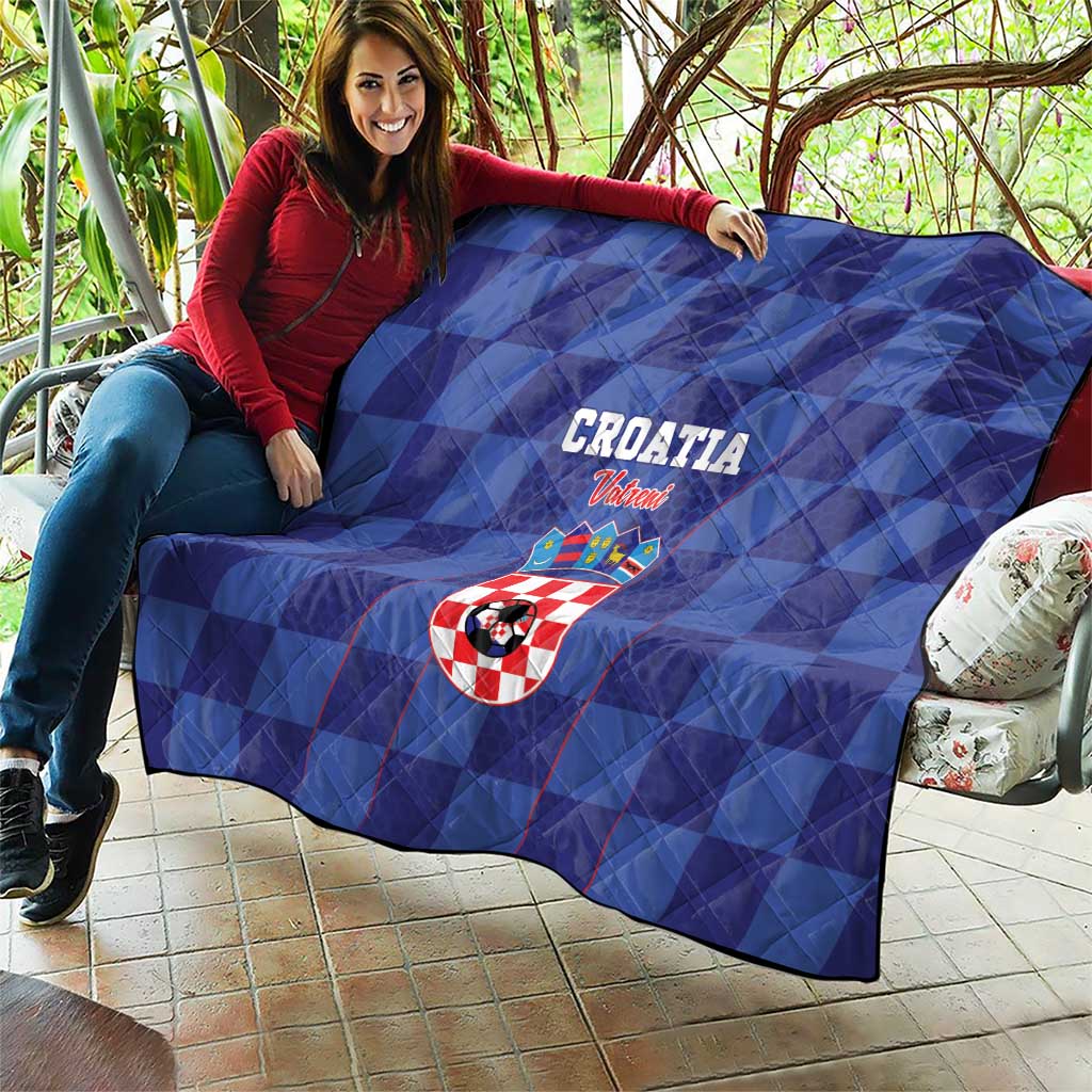 Croatia Football Quilt Come On Vatreni - Wonder Print Shop