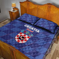 Croatia Football Quilt Bed Set Come On Vatreni - Wonder Print Shop