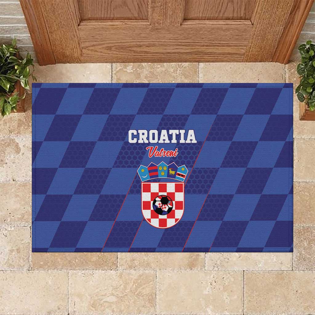 Croatia Football Rubber Doormat Come On Vatreni - Wonder Print Shop