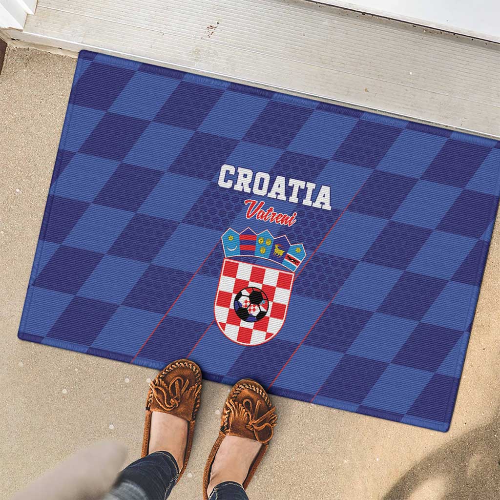 Croatia Football Rubber Doormat Come On Vatreni - Wonder Print Shop