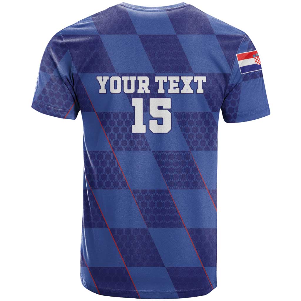 Custom Croatia Football T Shirt Come On Vatreni - Wonder Print Shop
