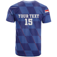 Custom Croatia Football T Shirt Come On Vatreni - Wonder Print Shop