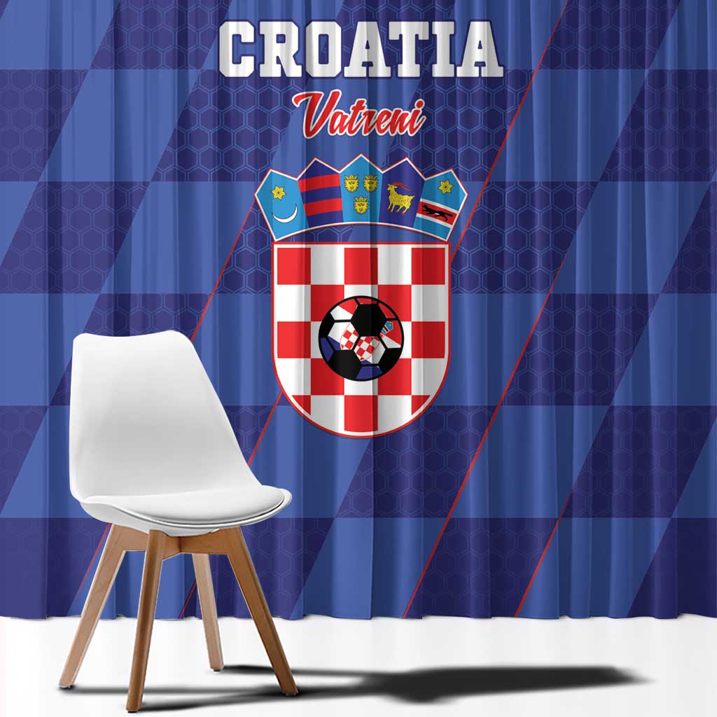 Croatia Football Window Curtain Come On Vatreni - Wonder Print Shop