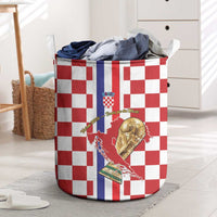 Croatia Football Laundry Basket Vatreni 2026 Ready For The World - Wonder Print Shop