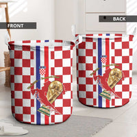 Croatia Football Laundry Basket Vatreni 2026 Ready For The World - Wonder Print Shop