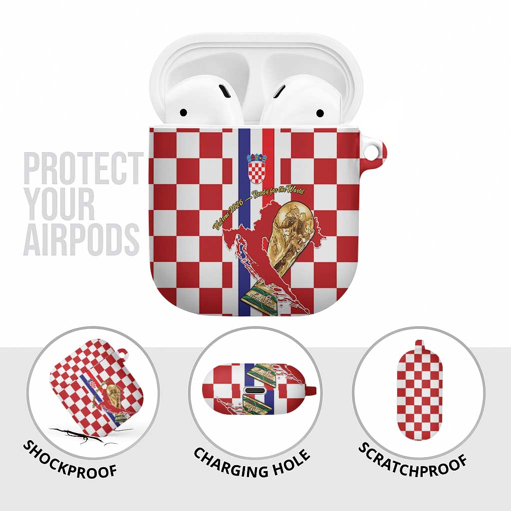 Croatia Football AirPods Case Vatreni 2026 Ready For The World - Wonder Print Shop