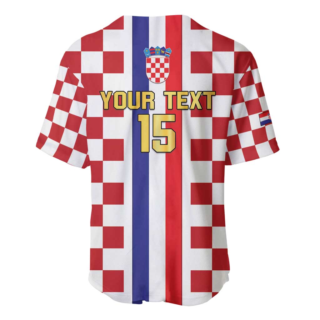 Custom Croatia Football Baseball Jersey Vatreni 2026 Ready For The World - Wonder Print Shop