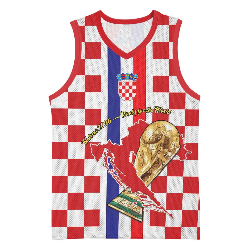 Custom Croatia Football Basketball Jersey Vatreni 2026 Ready For The World - Wonder Print Shop