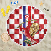 Croatia Football Beach Blanket Vatreni 2026 Ready For The World - Wonder Print Shop