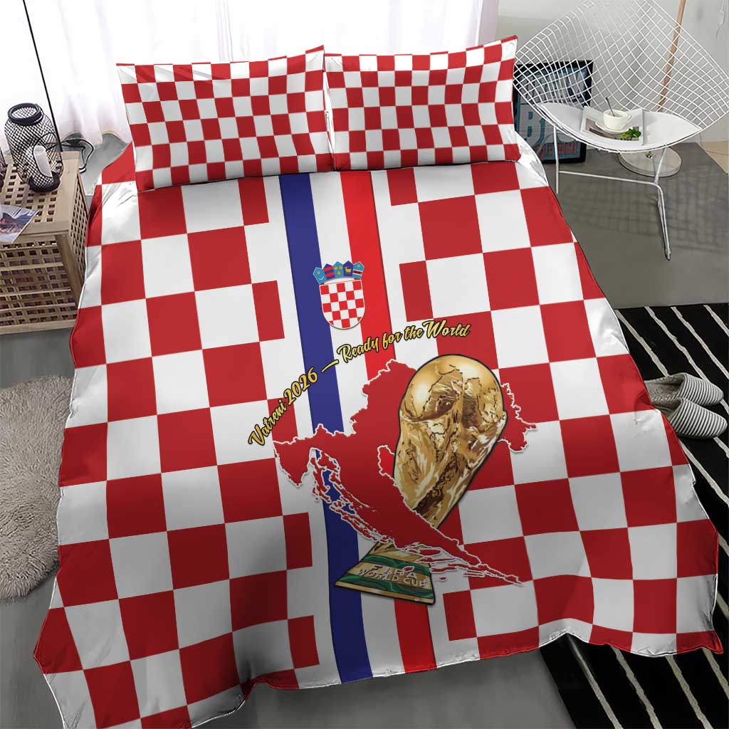 Croatia Football Bedding Set Vatreni 2026 Ready For The World - Wonder Print Shop