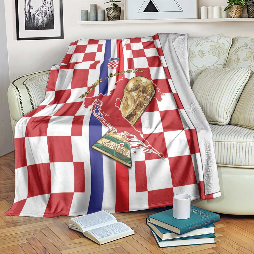 Croatia Football Blanket Vatreni 2026 Ready For The World - Wonder Print Shop