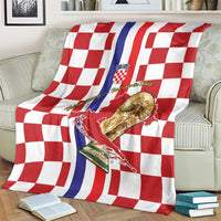 Croatia Football Blanket Vatreni 2026 Ready For The World - Wonder Print Shop