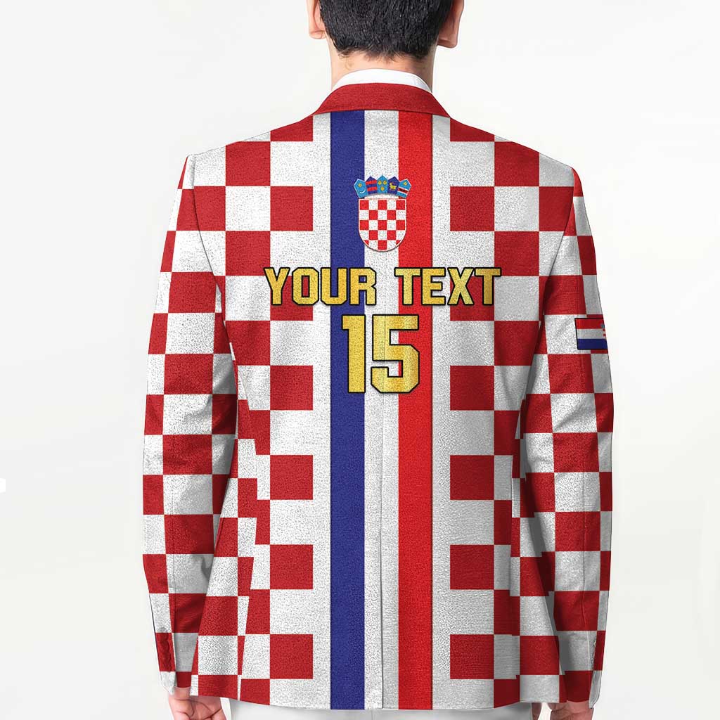 Custom Croatia Football Blazer Vatreni 2026 Ready For The World - Wonder Print Shop