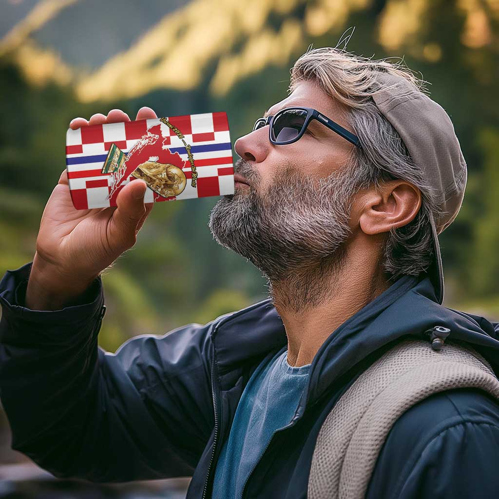 Custom Croatia Football 4 in 1 Can Cooler Tumbler Vatreni 2026 Ready For The World - Wonder Print Shop