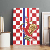 Croatia Football Canvas Wall Art Vatreni 2026 Ready For The World - Wonder Print Shop