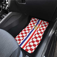 Custom Croatia Football Car Mats Vatreni 2026 Ready For The World - Wonder Print Shop