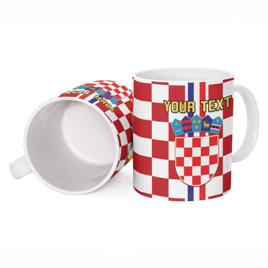 Custom Croatia Football Ceramic Mug Vatreni 2026 Ready For The World - Wonder Print Shop