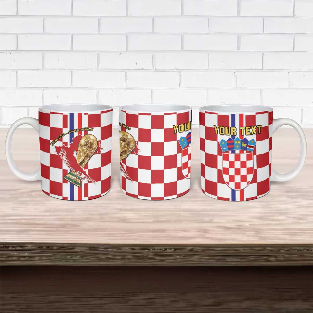 Custom Croatia Football Ceramic Mug Vatreni 2026 Ready For The World - Wonder Print Shop