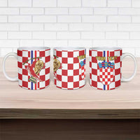 Custom Croatia Football Ceramic Mug Vatreni 2026 Ready For The World - Wonder Print Shop