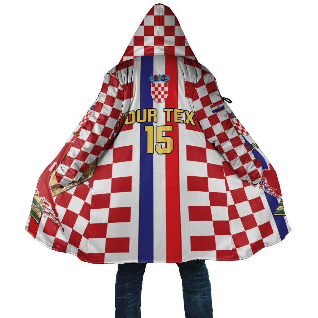 Custom Croatia Football Cloak Vatreni 2026 Ready For The World - Wonder Print Shop
