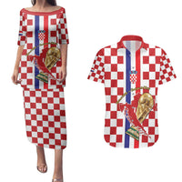 Custom Croatia Football Couples Matching Puletasi and Hawaiian Shirt Vatreni 2026 Ready For The World - Wonder Print Shop