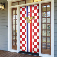 Custom Croatia Football Door Cover Vatreni 2026 Ready For The World - Wonder Print Shop