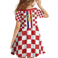 Custom Croatia Football Family Matching Off Shoulder Short Dress and Hawaiian Shirt Vatreni 2026 Ready For The World - Wonder Print Shop