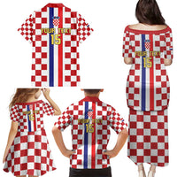 Custom Croatia Football Family Matching Puletasi and Hawaiian Shirt Vatreni 2026 Ready For The World - Wonder Print Shop