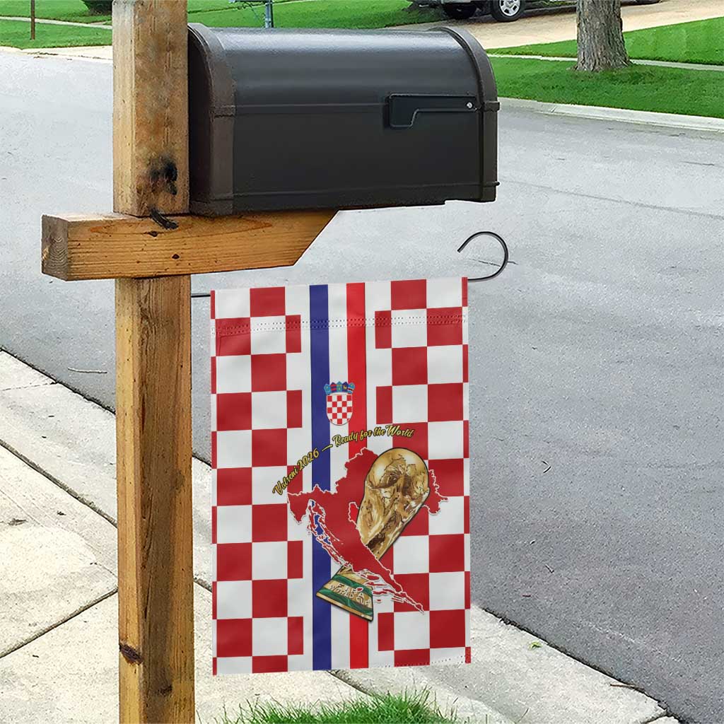 Croatia Football Garden Flag Vatreni 2026 Ready For The World - Wonder Print Shop