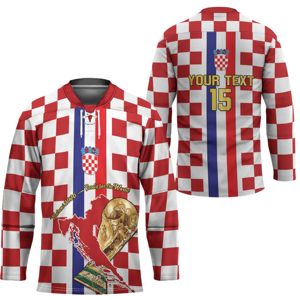 Custom Croatia Football Hockey Jersey Vatreni 2026 Ready For The World - Wonder Print Shop