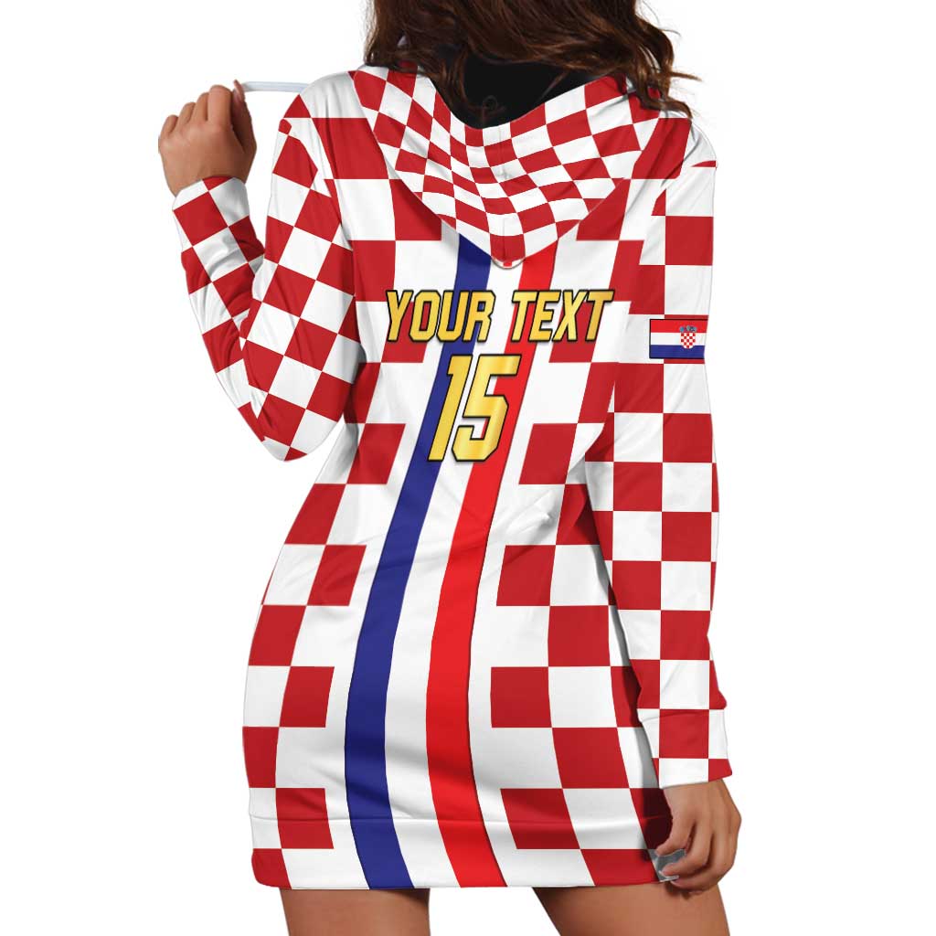 Custom Croatia Football Hoodie Dress Vatreni 2026 Ready For The World - Wonder Print Shop