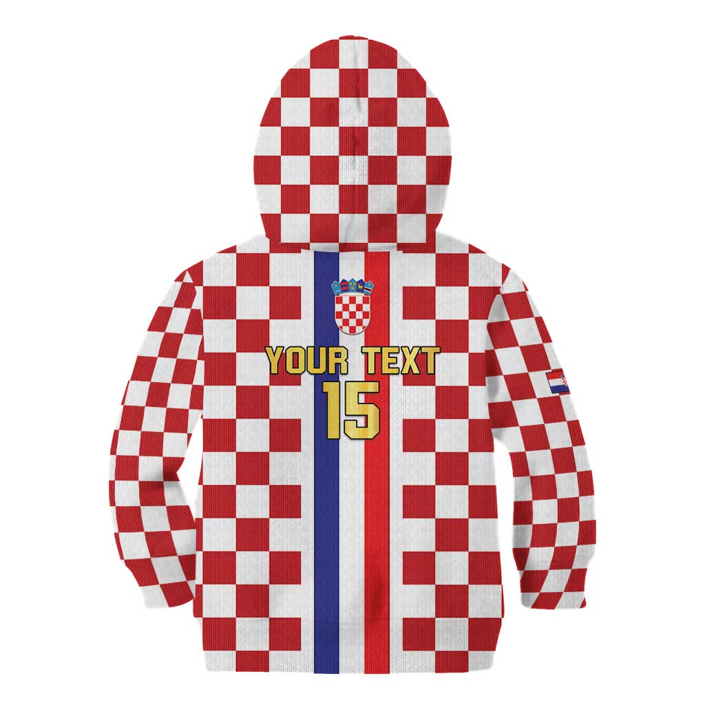 Custom Croatia Football Kid Hoodie Vatreni 2026 Ready For The World - Wonder Print Shop