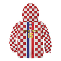 Custom Croatia Football Kid Hoodie Vatreni 2026 Ready For The World - Wonder Print Shop
