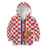 Custom Croatia Football Kid Hoodie Vatreni 2026 Ready For The World - Wonder Print Shop